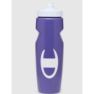 Champion Purple Sports Water Bottle with White Cap